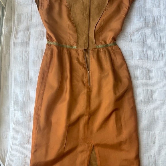 NWOT ST. GILLIAN VINTAGE 80’s 100% LINEN DRESS - Picture 7 of 15